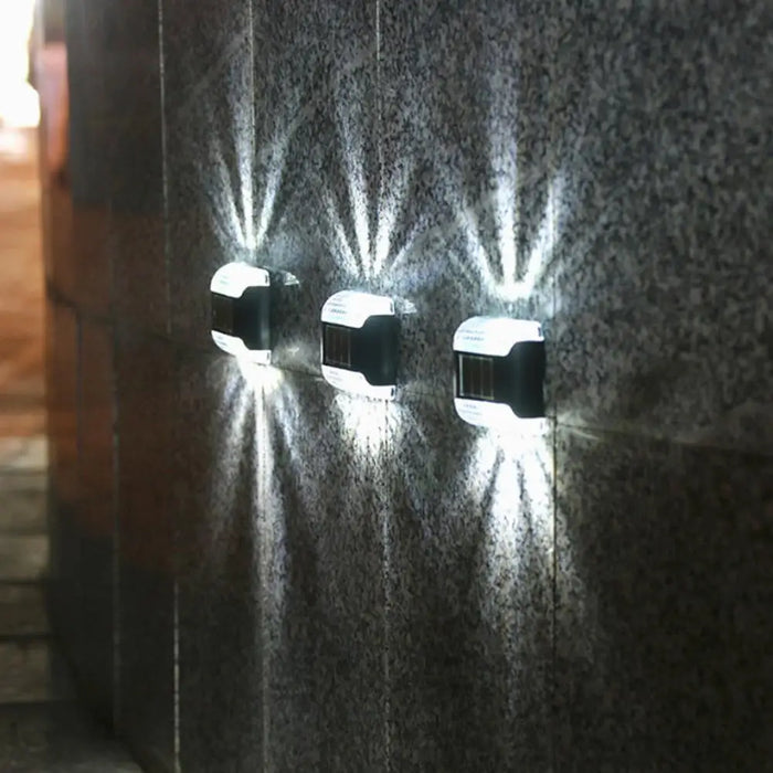 Solar Lights Outdoor Wall Waterproof Up and Down Wall Lights Garden Ambient Light for Garden Decoration Fence Patio Garage