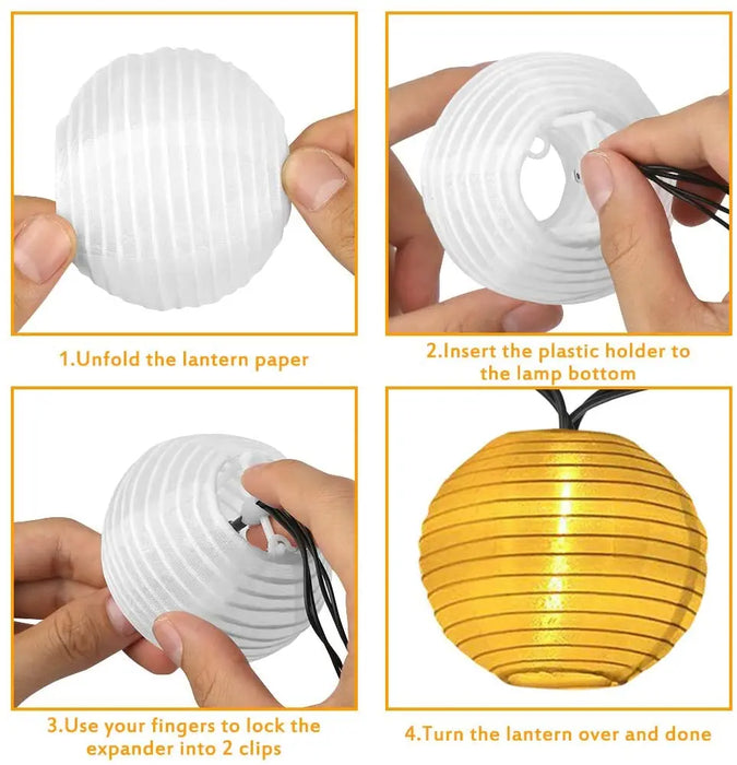 Solar String Lights 10/20/30 LED Outdoor Waterproof Christmas Garland Lantern Fairy Lamp String  for Garden Wedding Party Decor
