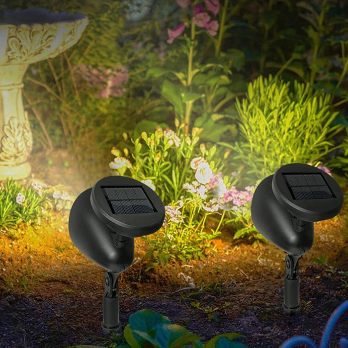 Solar Spot Lights Outdoor IP65 Waterproof Adjustable Landscape Spotlights for Garden Yard Patio Driveway Garage Pool 1 pcs