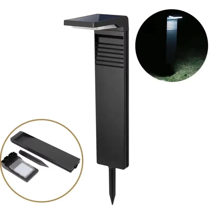 Solar Lawn Lamps Outdoor Garden Lamps Durable Plastic Pathway Lights Ideal for Driveway Lawn Patio Sidewalk Outdoor Lighting
