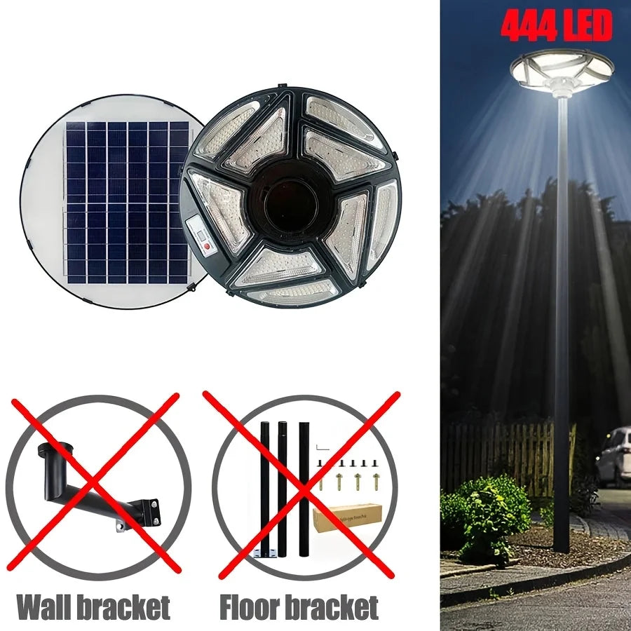 Solar outdoor street lamp UFO solar street lamp garden lamp with sensorintelligent light sensesuitable for all kinds of scenes