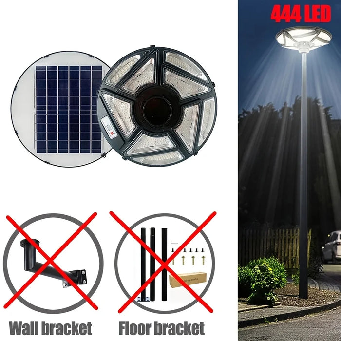 Solar outdoor street lamp UFO solar street lamp garden lamp with sensorintelligent light sensesuitable for all kinds of scenes