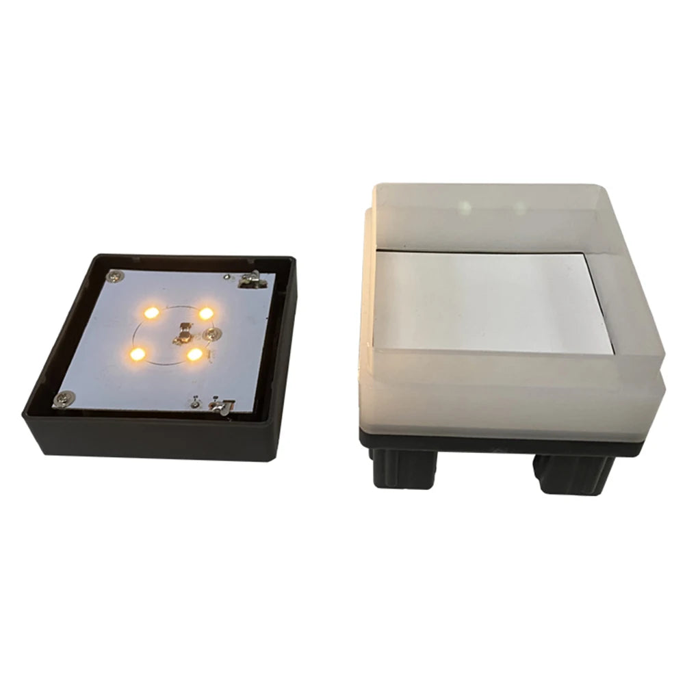 Solar Light Insert Solar LED Fence Lamp Pillar Light Solar Powered Insulating Sheet Inser ...