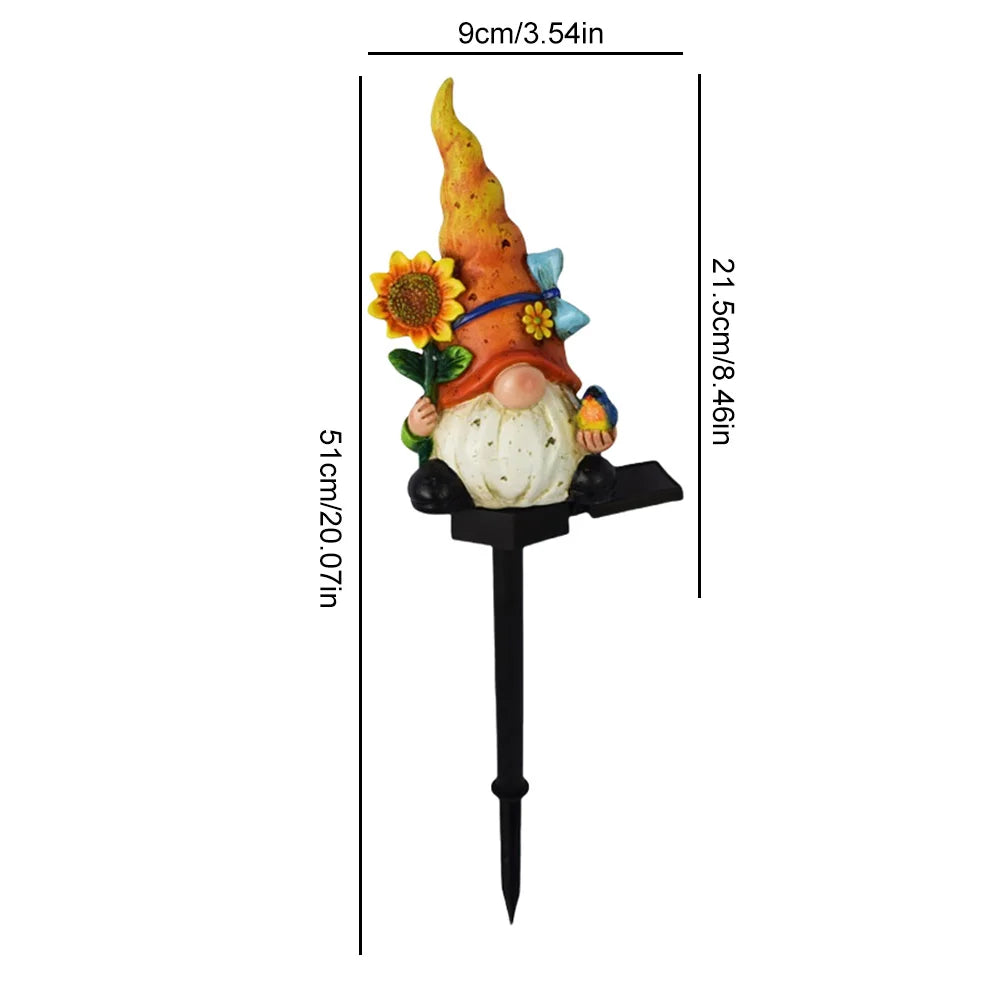 Outdoor Halloween Ghosts Pathway Light Waterproof Solar Pumpkin Stake Light for Christmas Halloween Party Decoration Night Light