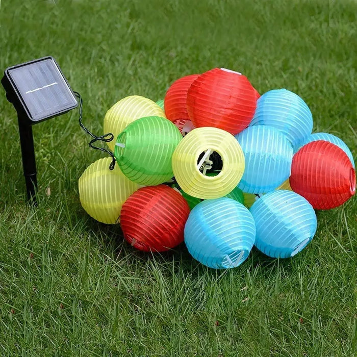 Solar String Lights 10/20/30 LED Outdoor Waterproof Christmas Garland Lantern Fairy Lamp String  for Garden Wedding Party Decor