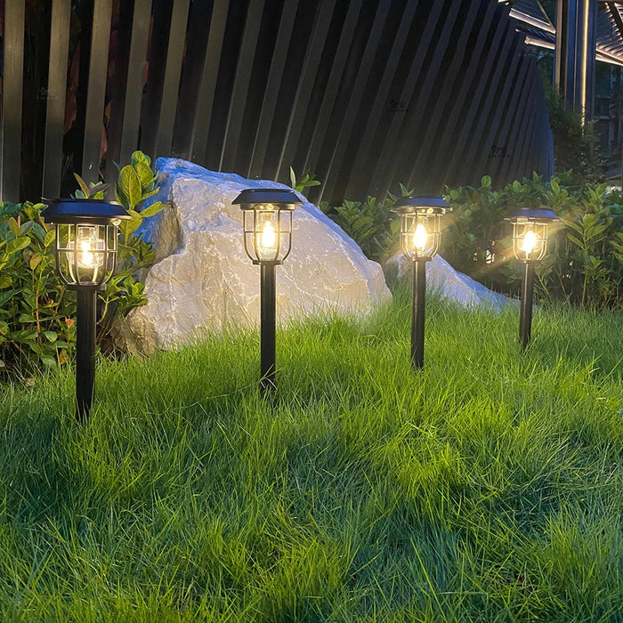 1200LM Warm Solar Camping Lights Lawn Lights Wall Lamps Solar Outdoor Lights Courtyard Garden Decoration Night Light Mood lights