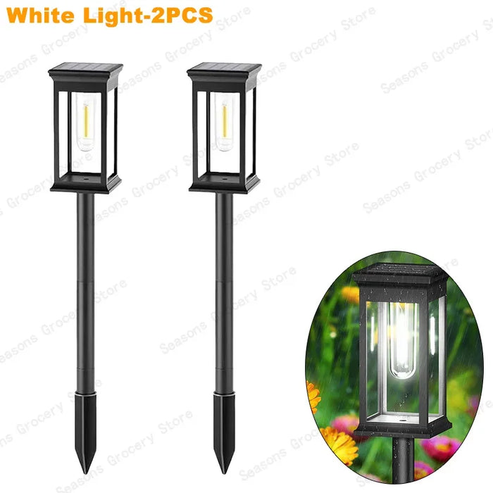 Led Solar Pathway Lights Waterproof Outdoor Solar Lamp for Garden/Landscape/Yard/Patio/Driveway/Walkway Lighting Solar Lights