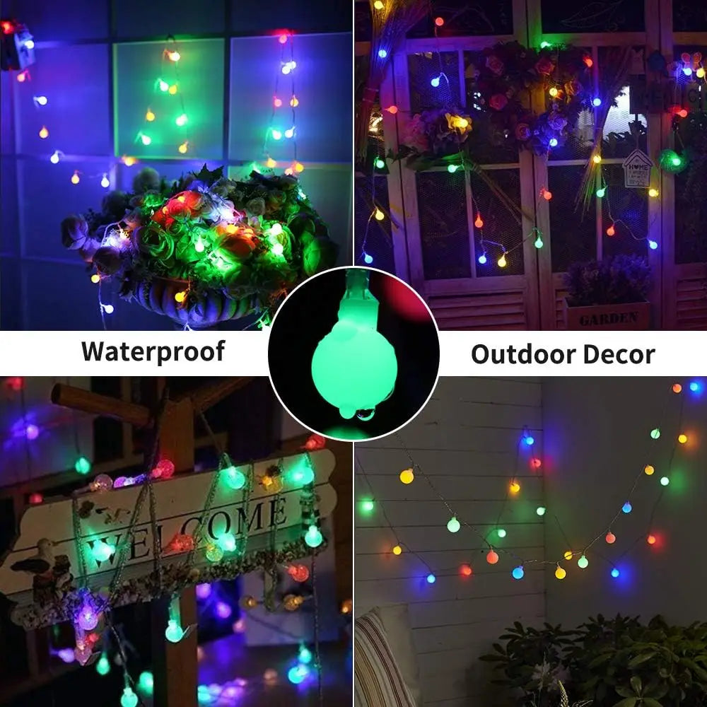 LED Fairy Solar String Lights, 13 Modes with Remote, RGB & Warm Fairy Lights, Christmas Lighting For Party, Indoors & Outdoors