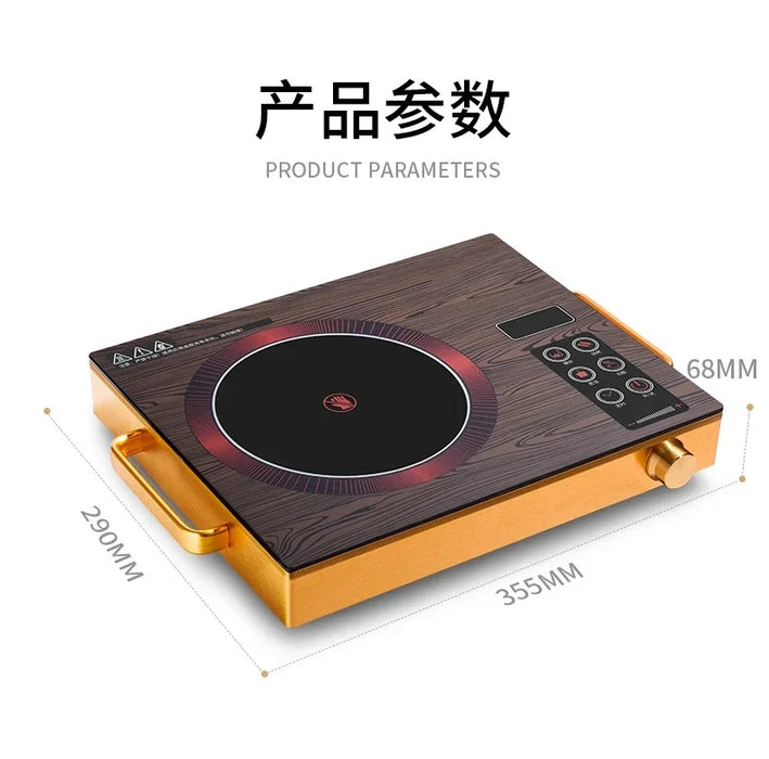 Solar Powered Stove Cooker 12v Dc 600W Battery Powered Cooker Ceramic Cooktops