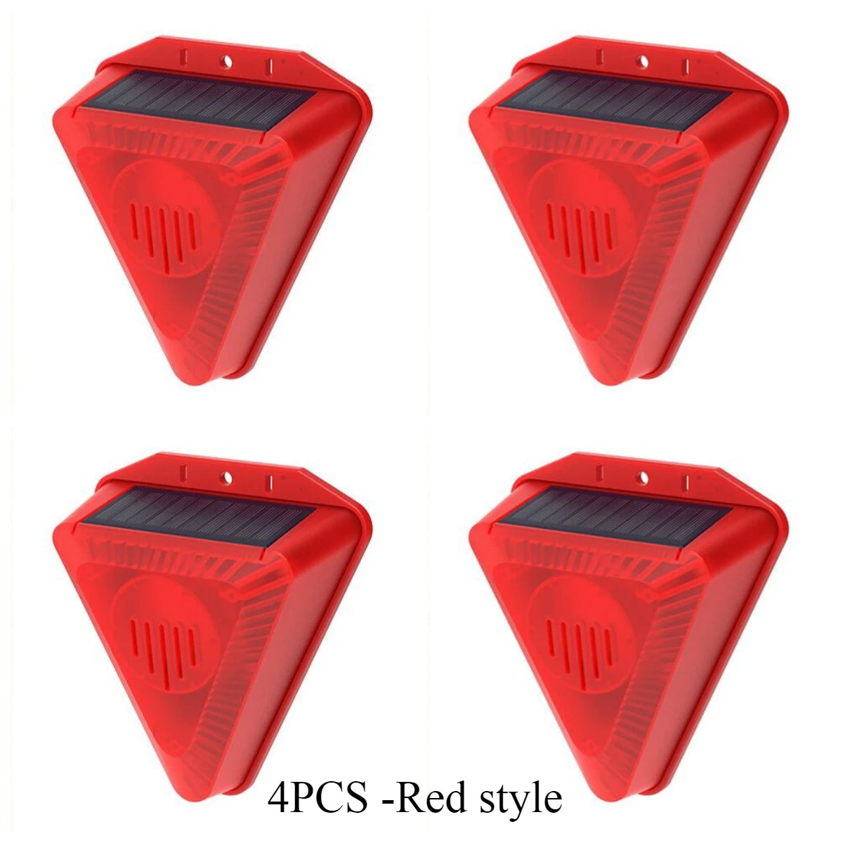 Solar Alarm Lamp Siren Wireless Motion Sensor Outdoor Waterproof 129dB Alarm Light Drive Away Wolf Wild Alarm System Detector