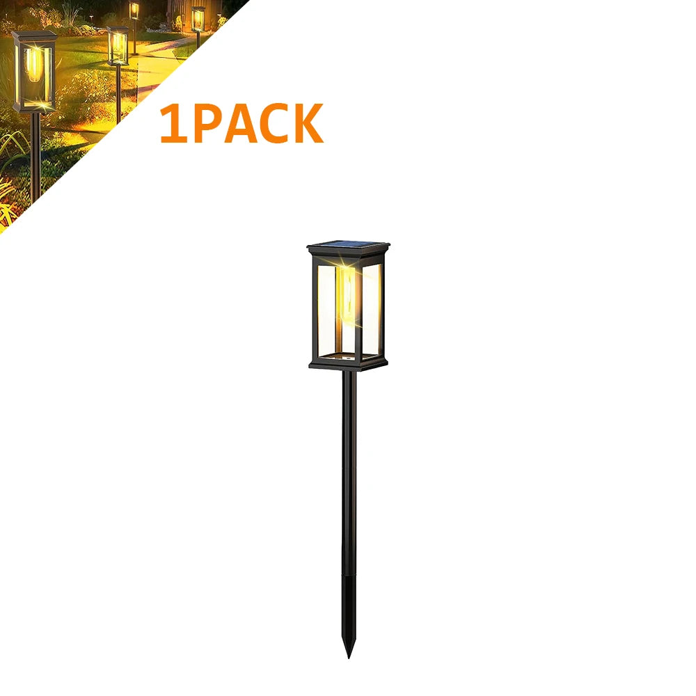 Solar Path Light Outdoor 1/2/4 Piece Waterproof Solar Garden Light for Courtyard Terrace Sidewalk Lane and Trail