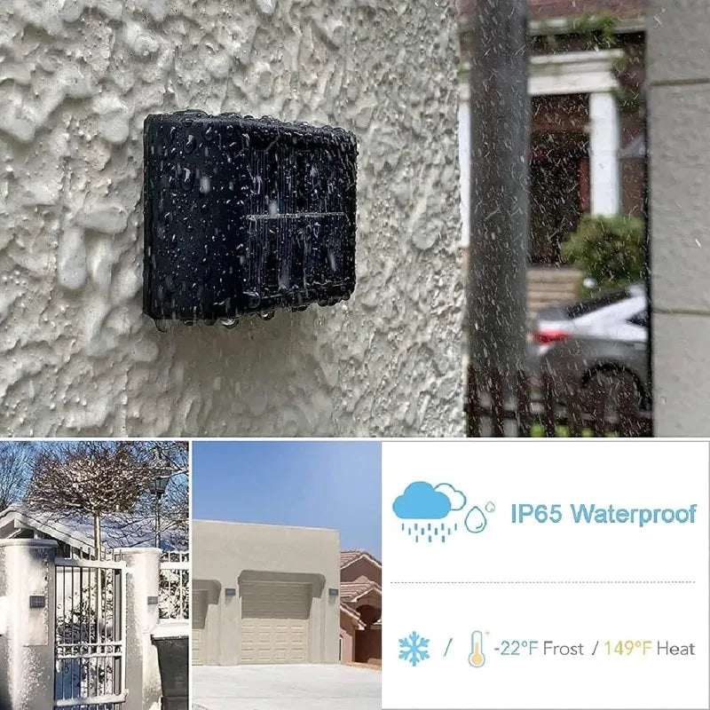 Solar Fence Up and Down Lighting Small Solar Step Lights Waterproof Deck Lighting Outdoor Terrace Shed Pool