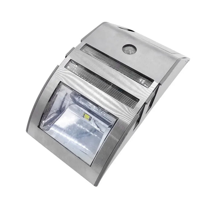 Indoor Outdoor Lighting Solar Stainless Steel Wall Light Stainless Steel Solar Fence Light Step Fence Light Factory