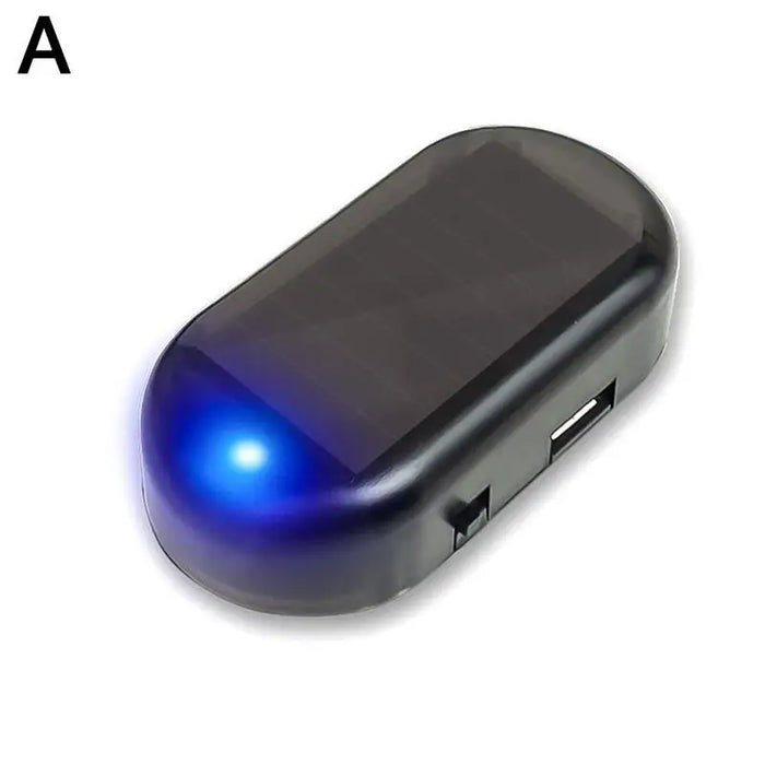 Solar Powered Car Anti Theft Security Warning Light Universal LED Light Alarm Lamp Anti-Theft Caution Strobe Car Accessories