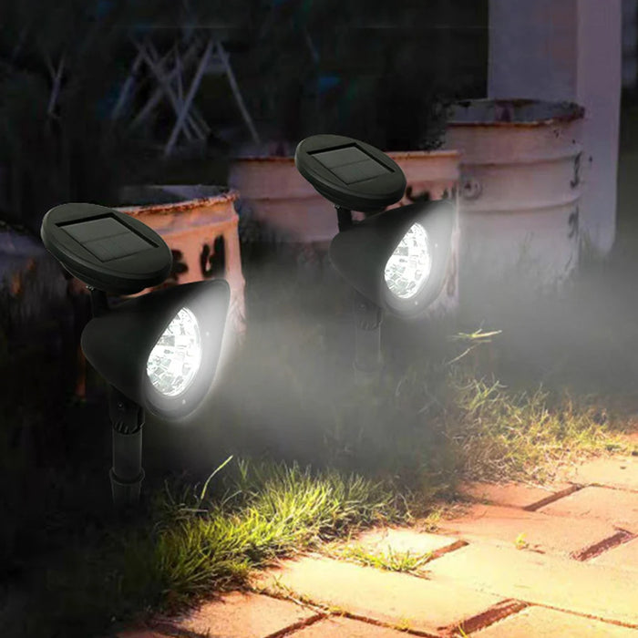 Solar Spot Lights Outdoor IP65 Waterproof Adjustable Landscape Spotlights for Garden Yard Patio Driveway Garage Pool 1 pcs