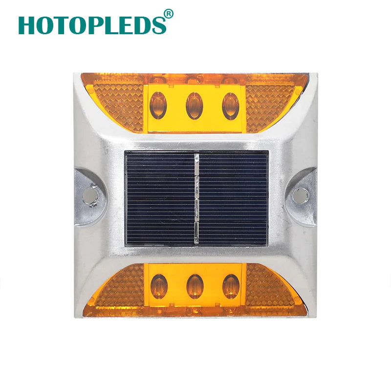 Outdoor Deck Lights 6 LED Solar Aluminum Road Stud for Road Safety Items