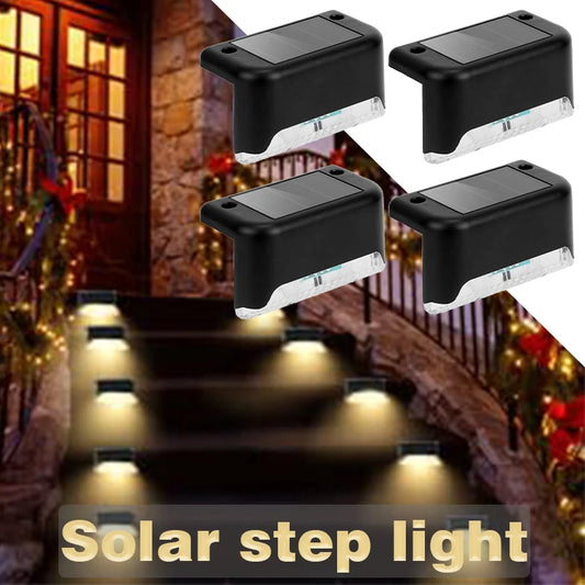 Solar Pathway Light,Outdoor Step Light,Garden Fence Light,Yard Decor,Stair Railing Lamp,Waterproof Solar LED,Patio,Hedge,Walkway