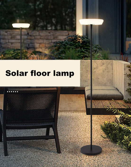 Nordic Outdoor Waterproof Solar Floor Light USB Portable Charging Minimalist Internet Red LED Eye Protection Courtyard Light
