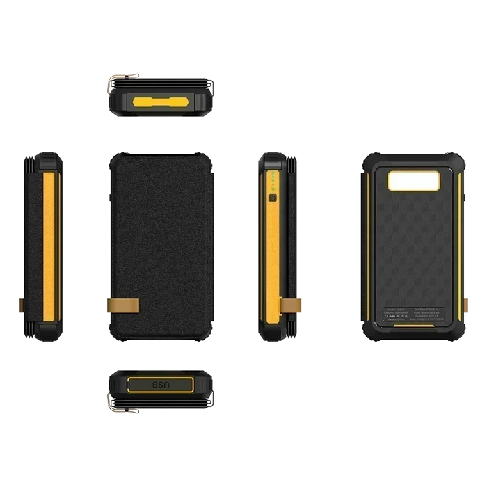 Solar Power Bank Waterproof Outdoor Camping Portable Folding Solar Panels 5V 2A USB Output Sun Power For Phone Real capacity