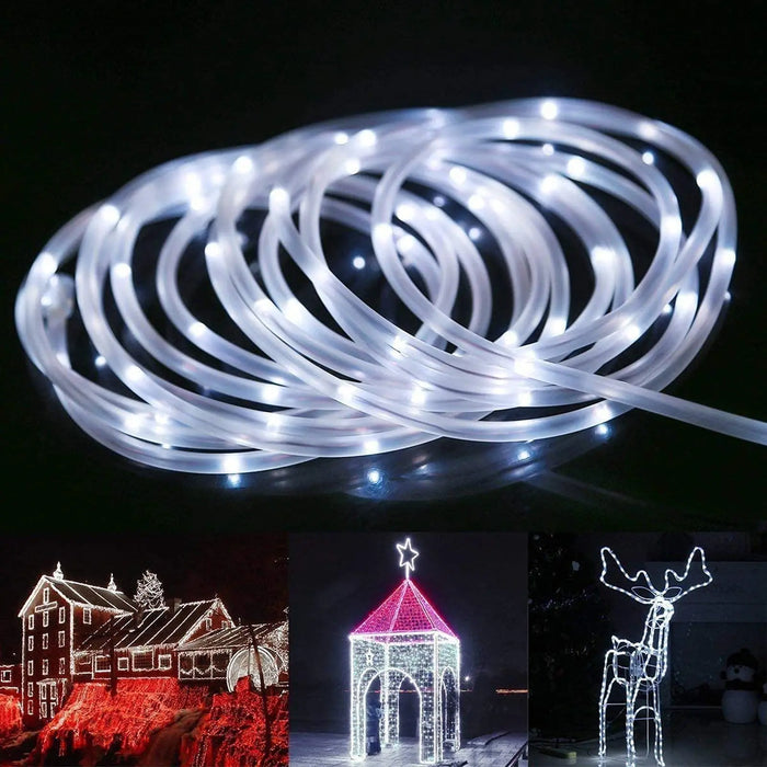 Solar LED Strings Lamp Waterproof Outdoor 300 Lights 8 Mode Garden Decortion Christmas for Wedding Party Holiday 32m/22m