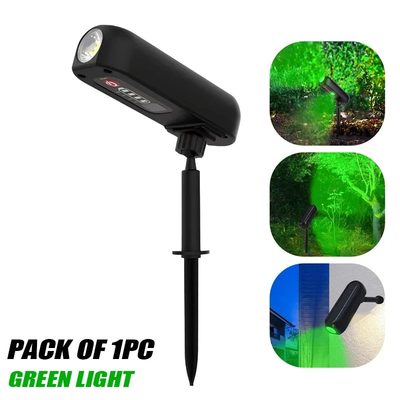 1Solar LED Light Outdoor Solar Wall Light IP65 Green Garden Light Solar Spotlights Solar Uplights for Trees Pathway Yard