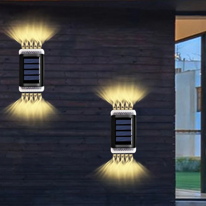Solar Wall Light Outdoor Waterproof Balcony Wall Lights for Courtyard Street Landscape Garden Decor Lamp Solar Outdoor Wall Lamp