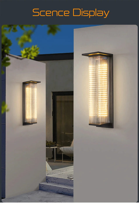 Solar Porch Wall Light Outdoor Dusk to Dawn Lighting Fixture Waterproof Solar Lanterns Anti-Rust Lanterns for Front Patio Garage