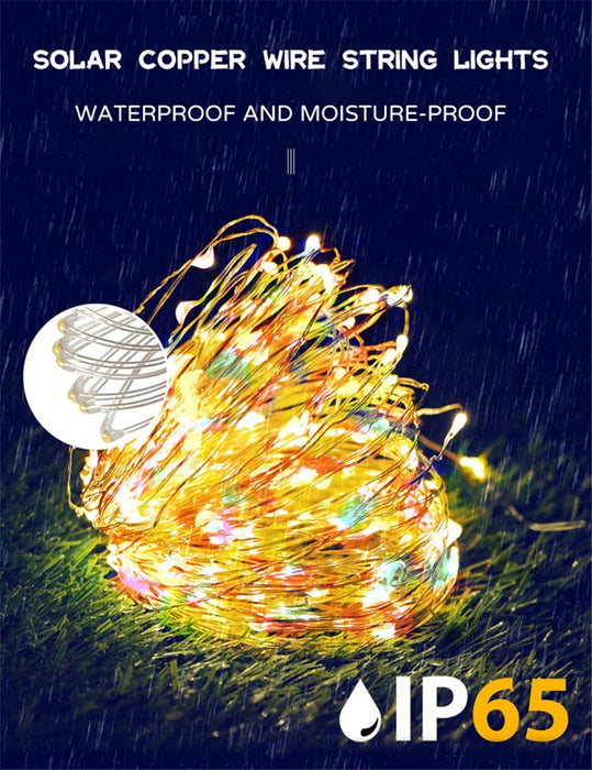 Upgraded Solar Wine Bottle Lights LED Waterproof Copper Lights Fairy Cork String Lights for Christmas, Outdoor, Wedding Decor