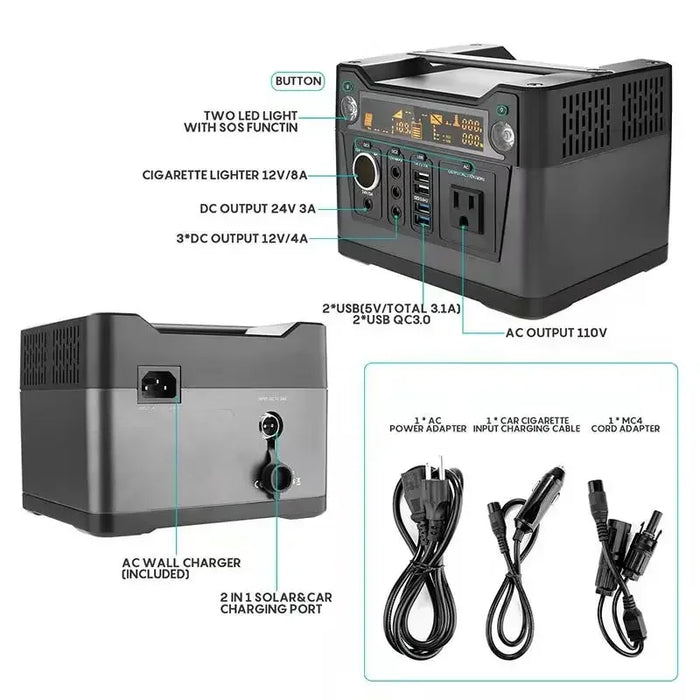 2019 Outdoor Camp Mobile Phone Charging 300w Solar Power Station Portable  Generator for Sale