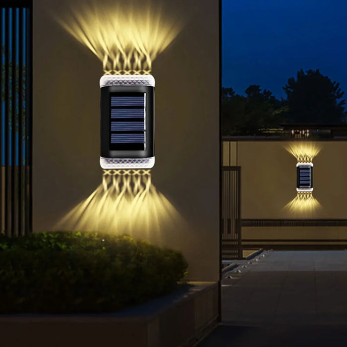 Solar Wall Light Outdoor Waterproof Balcony Wall Lights for Courtyard Street Landscape Garden Decor Lamp Solar Outdoor Wall Lamp