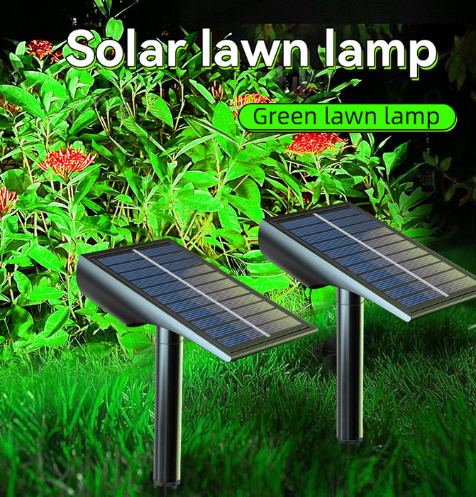 Solar powered tree light, outdoor dual-use spotlight, landscape courtyard lawn light, super bright waterproof garden villa ligh