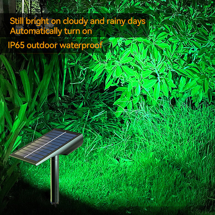 Solar powered tree light, outdoor dual-use spotlight, landscape courtyard lawn light, super bright waterproof garden villa ligh